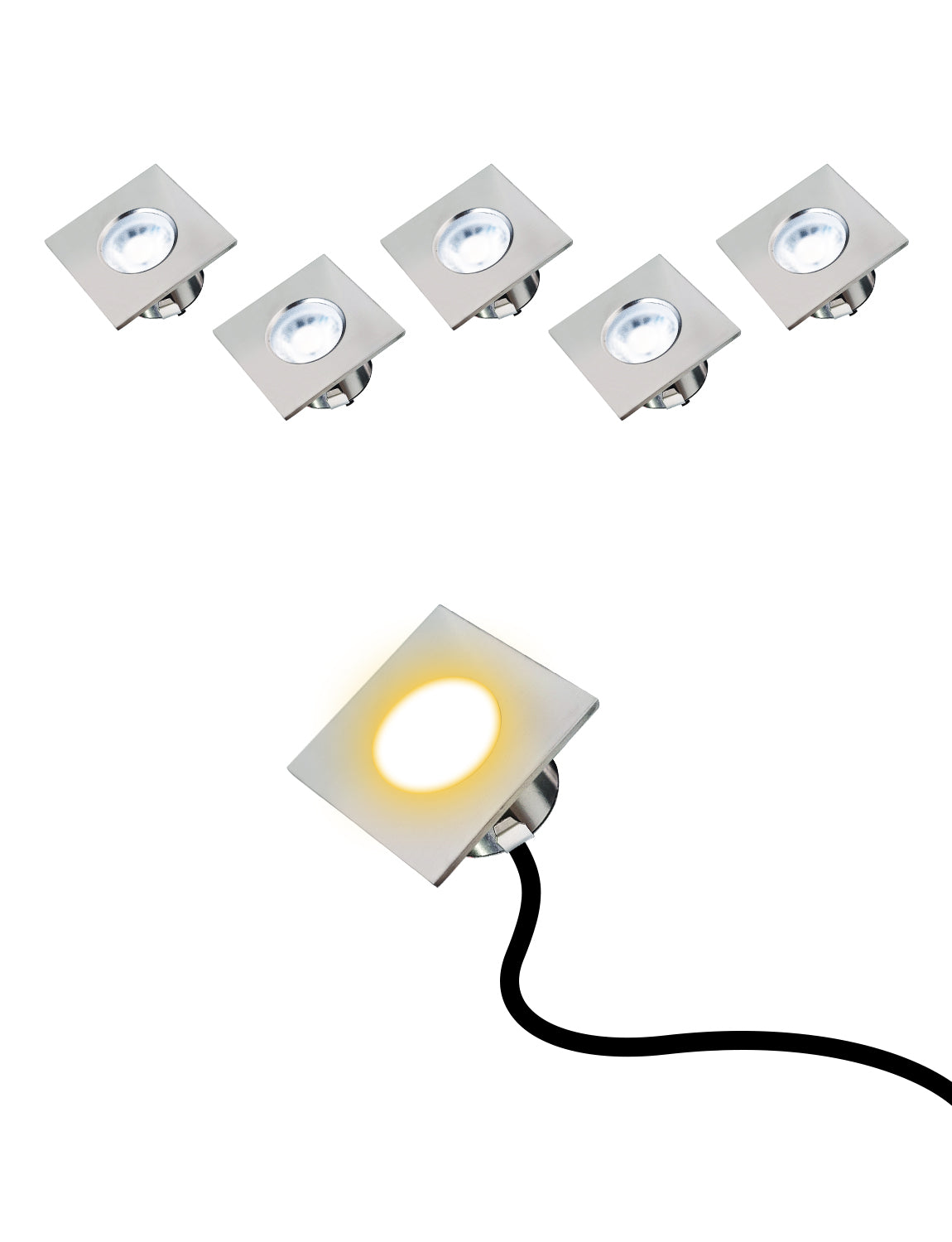 MALORY Stainless Steel 4W Low Voltage Recessed LED Deck & Step LightsοΌMLR-SSG10~12οΌ