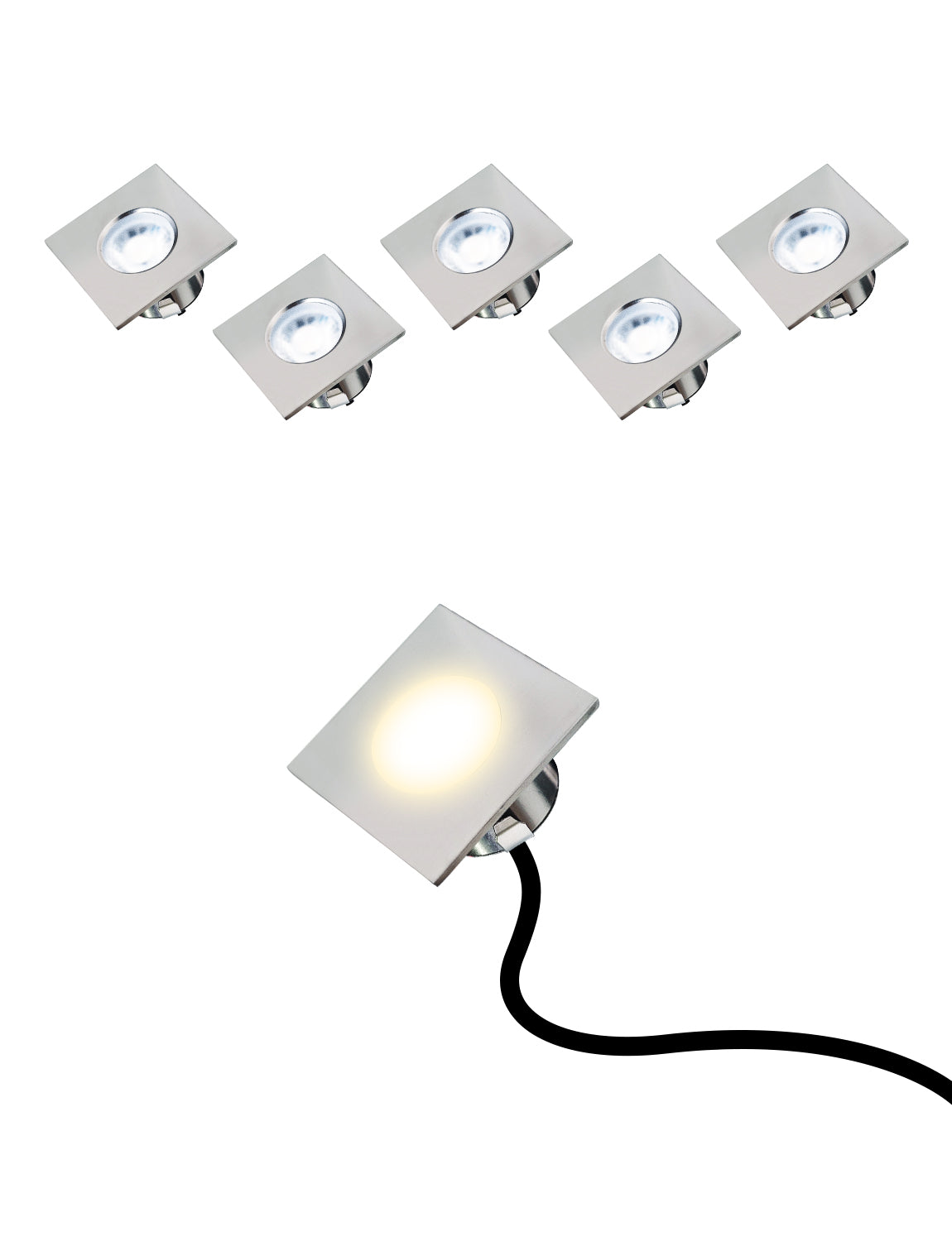MALORY Stainless Steel 4W Low Voltage Recessed LED Deck & Step LightsοΌMLR-SSG10~12οΌ