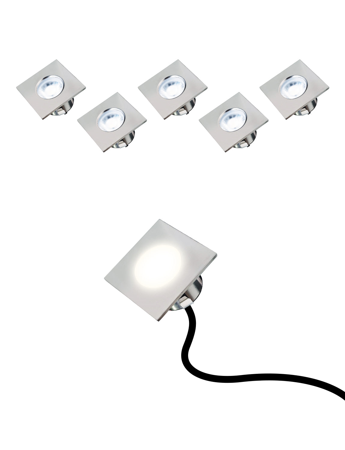 MALORY Stainless Steel 4W Low Voltage Recessed LED Deck & Step LightsοΌMLR-SSG10~12οΌ