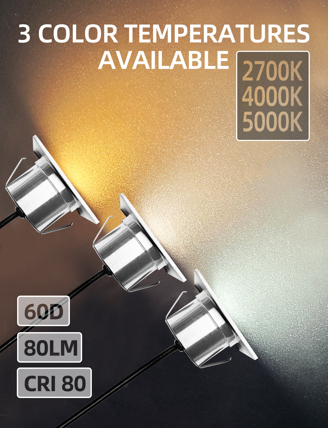 MALORY Stainless Steel 4W Low Voltage Recessed LED Deck & Step LightsοΌMLR-SSG10~12οΌ