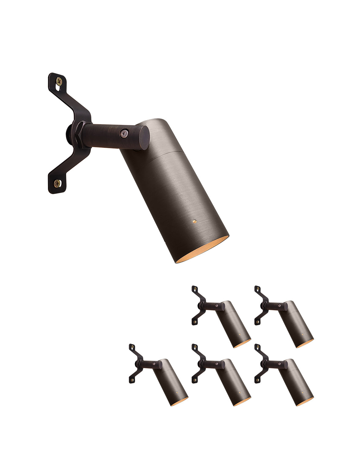 MALORY Outdoor Brass Landscape Low Voltage Led Down Light for Yard and Wall (MLR-D01)