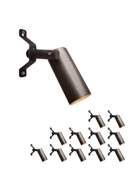 MALORY Outdoor Brass Landscape Low Voltage Led Down Light for Yard and Wall (MLR-D01)