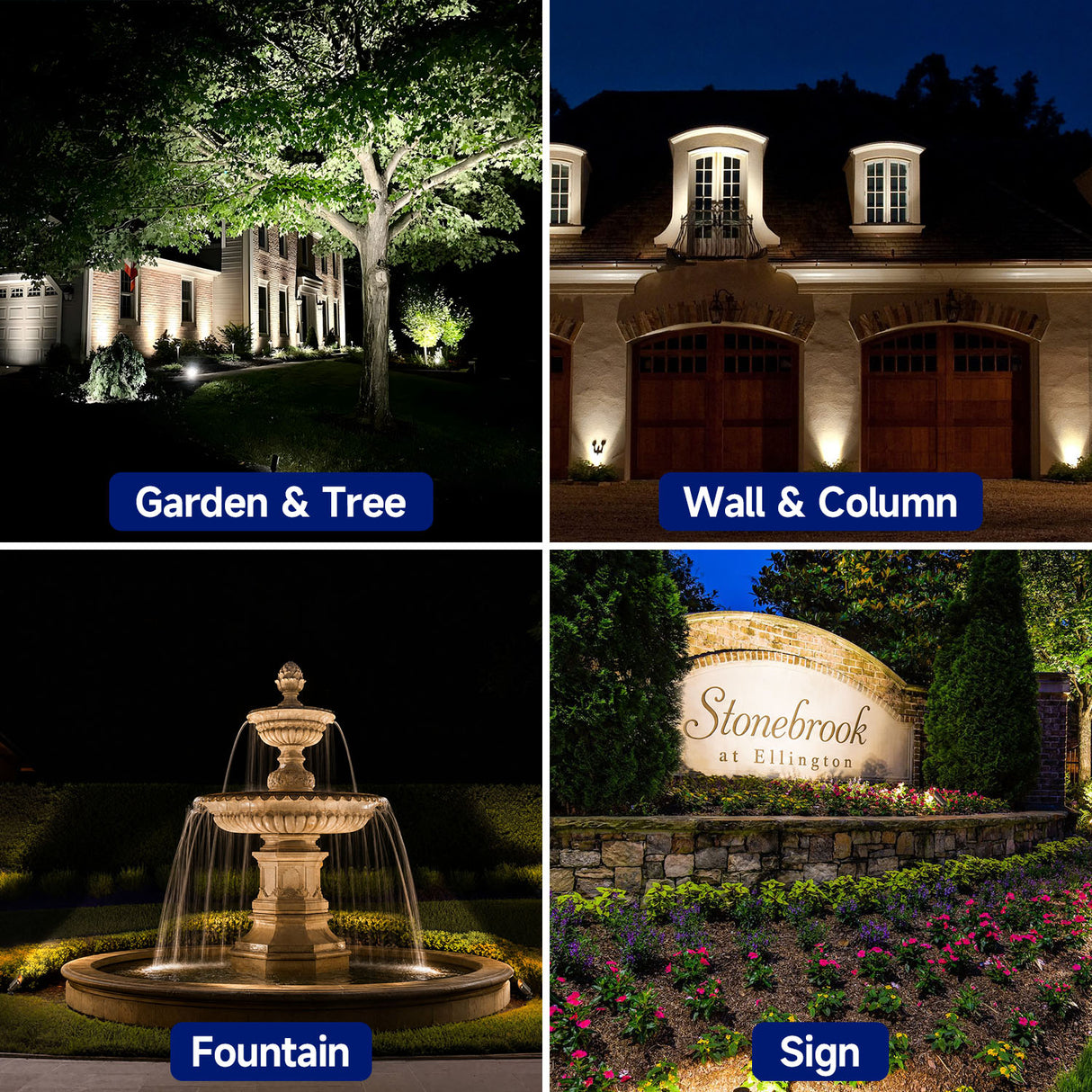 Malory MLR-S05 Solid Brass Low Voltage Landscape Spotlight,12V MR16