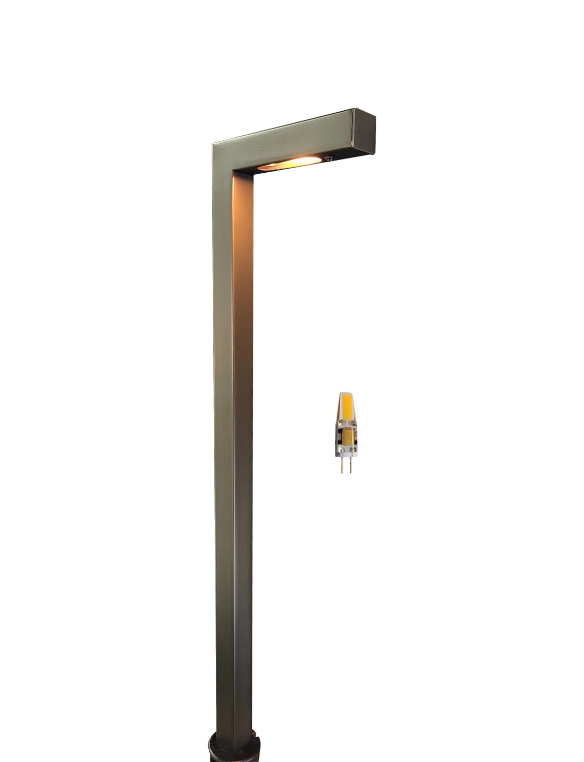 MALORY Brass Waterproof Landscape Low Voltage LED Path Lights for Garden,Walkway (MLR-P02)