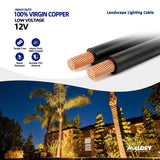 Malory MLR-C01 100FT 14/2 Low Voltage Landscape Lighting Wire