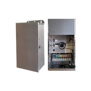 600W low voltage transformer connected to outdoor lighting system