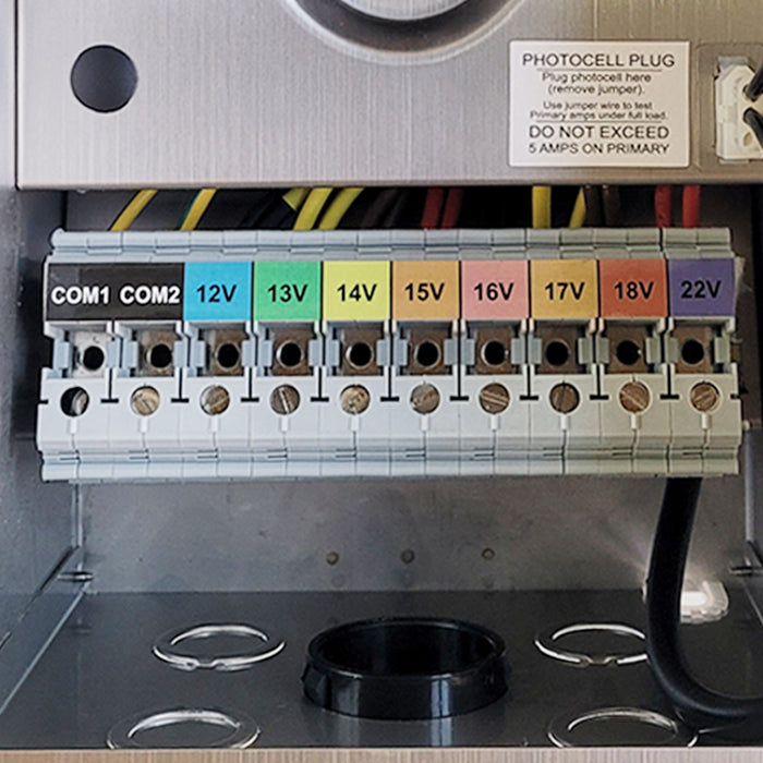600W multi tap low voltage transformer output terminals