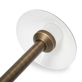 MALORY MLR-P01 Brass Low Voltage LED Path Light for Walkways & Garden