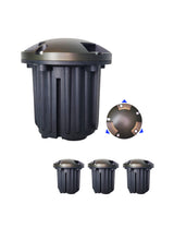 MALORY Brass 12V Three-Direction Turret In-Ground Well Light – Low Voltage Landscape Lighting  (MLR-G07)