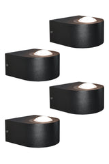 MALORY Wall Lights Outdoor 8W, 3000K 705 LM Modern Porch Light, Up Down Lights, Matte Black Waterproof Wall Sconce, Aluminum, Exterior Light Fixture Wall Mount for Porch Patio Door (MLR-W01)