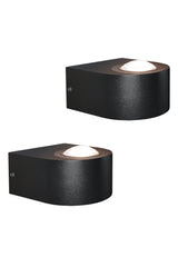 MALORY Wall Lights Outdoor 8W, 3000K 705 LM Modern Porch Light, Up Down Lights, Matte Black Waterproof Wall Sconce, Aluminum, Exterior Light Fixture Wall Mount for Porch Patio Door (MLR-W01)