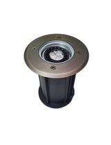 Brass inground landscape light MLR-G08 open top for outdoor ground installation