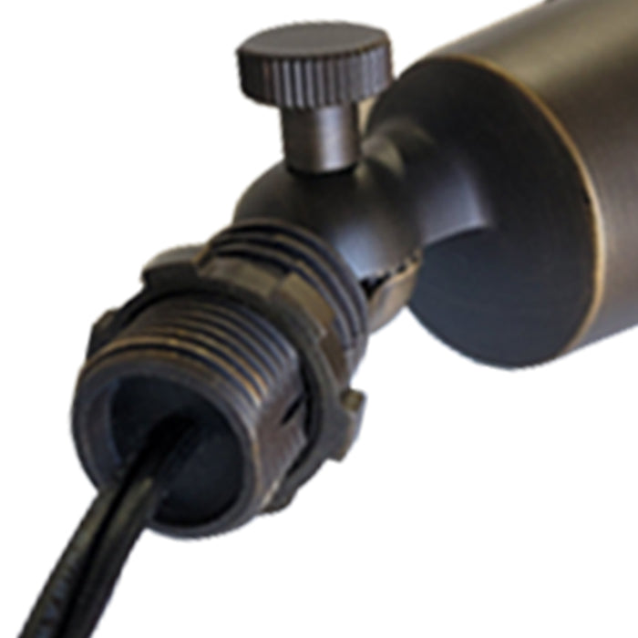 Brass landscape spot light MLR-S01 with adjustable head for outdoor lighting