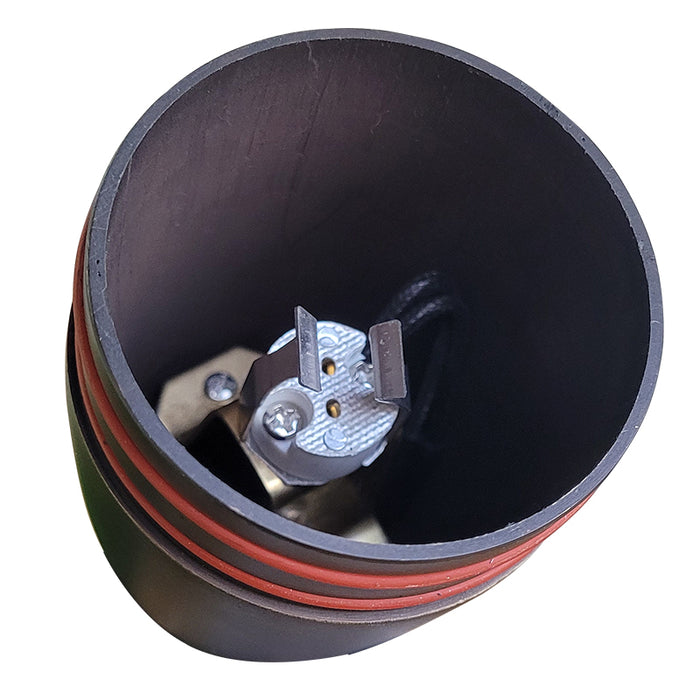 Brass landscape spotlight MLR-S04 adjustable beam outdoor lighting