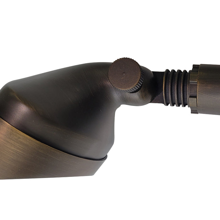 Directional brass path light MLR-P06 with adjustable lighting head