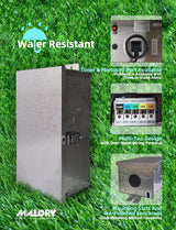 Internal components of 900W low voltage landscape transformer