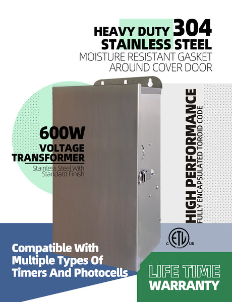 600w-low-voltage-landscape-lighting-transformer-front-view-mlr-to04