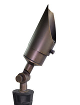 Brass landscape spotlight MLR-S04 adjustable beam outdoor lighting