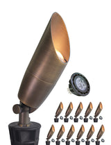 Brass landscape spot light MLR-S06 for garden spotlight installation