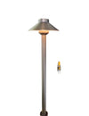 MALORY Brass Low Voltage Landscape Path Lighting for Garden Walkway Patio Yard (MLR-P01)