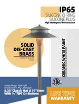 Modern brass path light MLR-P03 for outdoor landscape pathways